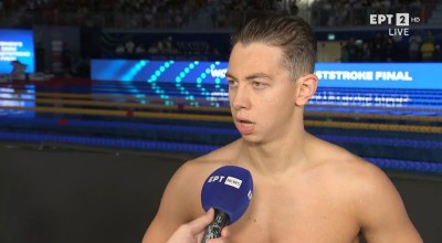 Παγκόσμιο υγρού στίβου: Πέμπτος ο Σίσκος στον τελικό των 200μ. ύπτιο