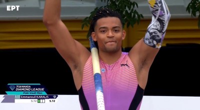 Δεν πτοεί ούτε η βροχή! Σούπερ Καραλής ξεπέρασε τα έξι μέτρα και στη Λωζάνη!