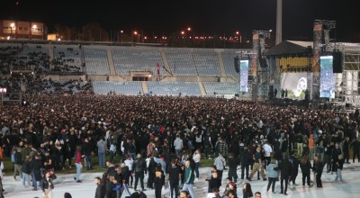 Καυτανζόγλειο: Κλειστό το πάνω διάζωμα στη συναυλία του ΛΕΞ-Σε ταρτάν και χορτοτάπητα 12.000 θεατές