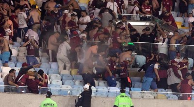 Επεισόδια στο Φλουμινένσε-Λανούς: Δακρυγόνα και σφαίρες από καουτσούκ