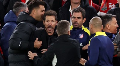 UEFA: Πειθαρχική δίωξη στον Ντιέγκο Σιμεόνε για την ένταση με οπαδούς της Λίβερπουλ