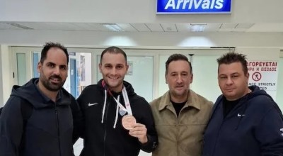 Δημοσθένης Μιχαλεντζάκης: Eπέστρεψε με το χάλκινο μετάλλιο