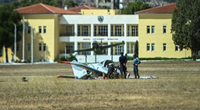 Ατύχημα με εκπαιδευτικό αεροσκάφος στο Τατόι! Φωτογραφίες και VIDEOS