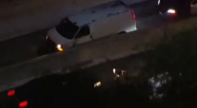 Θάνατος κλέφτη κατά τη διάρκεια καταδίωξης και σε ζωντανή μετάδοση (vid)