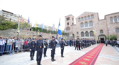 Θεσσαλονίκη: Στα γιορτινά της ανήμερα του Αγίου Δημητρίου