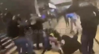 Απίστευτη συμπλοκή μεταξύ οπαδών της Ντόρτμουντ και της Σάλκε! (vid)