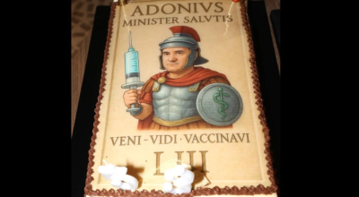 Ρωμαίος αξιωματικός ο...Άδωνις Γεωργιάδης: Η τούρτα του που έγινε viral