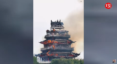 Κίνα: Κεριά και...λιβάνια κατέστρεψαν θρησκευτικό περίπτερο!