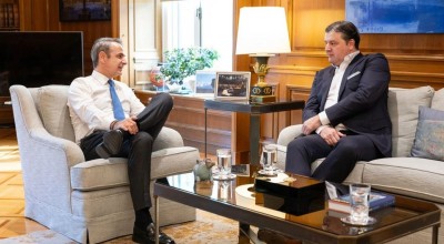 Ελλάδα: Στην Αθήνα ο Μποντιρόγκα-Έκανε συνάντηση με Μητσοτάκη