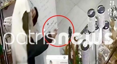 Έβαλε πετσέτα στο κεφάλι του και μπήκε να... κλέψει