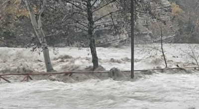 Καστοριά-Κακοκαιρία στο Νεστόριο: Υπερχείλισε ο ποταμός Αλιάκμονας