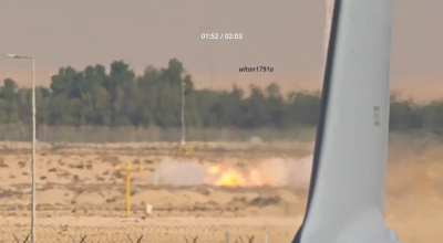 Καρέ-καρέ η συντριβή μαχητικού αεροσκάφους στο Dubai Air Show