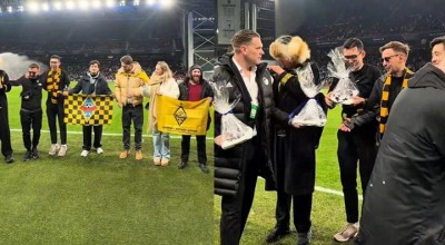 Τρομερή κίνηση από την Κοπεγχάγη-Μοίρασε δώρα στους... 10 φίλους της Καϊράτ Αλμάτι (vid)