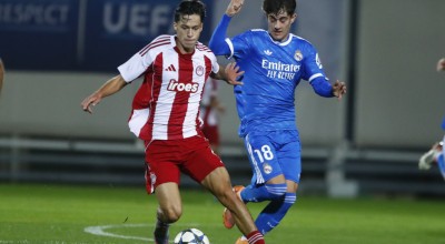 Youth League: Ο Ολυμπιακός κοίταξε στα μάτια τη Ρεάλ αλλά λύγισε στο φινάλε