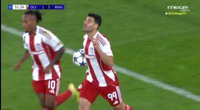 Ο Ταρέμι δίνει ελπίδα στον Ολυμπιακό που μειώνει σε 2-3 απέναντι στη Ρεάλ