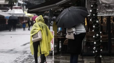 Η κακοκαιρία Adel φέρνει ισχυρές βροχές και καταιγίδες σε 10 περιοχές μέχρι την Παρασκευή