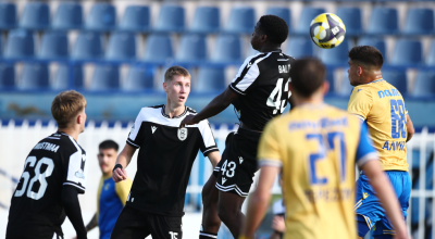 Αστέρας Τρίπολης Β - ΠΑΟΚ Β: Μοιρασιά στο Περιστέρι