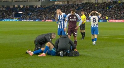 Αναγκαστική αλλαγή ο Τζίμας στο Μπράιτον-Άστον Βίλα - Έντονη ανησυχία