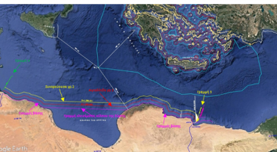Η Λιβύη μαζί με Τούρκους ξεκινά γεώτρηση 170 χιλιόμετρα από τις ακτές της Ελλάδας
