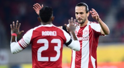 Κύπελλο: Προβάδισμα με Γιαζίτζι και Καλογερόπουλο ο Ολυμπιακός