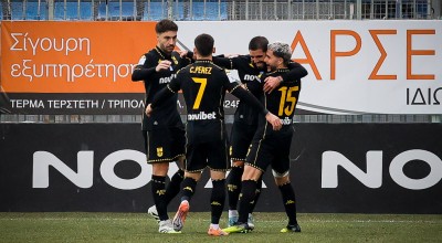 Αστέρας Τρίπολης-Άρης: Το αυτογκόλ που έβαλε τους «κιτρινόμαυρους» μπροστά στο σκορ