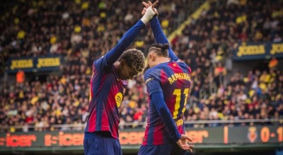 Ασταμάτητη η Μπαρτσελόνα: Διπλό (0-2) στο «Θεράμικα» με Ραφίνια-Γιαμάλ