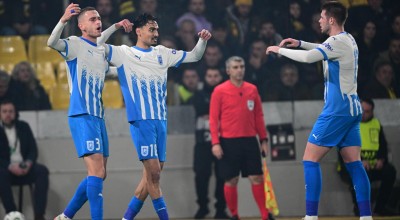 ΑΕΚ-Κραϊόβα: Ο Μπαϊράμ κάνει το 0-1 και «παγώνει» την OPAP Arena