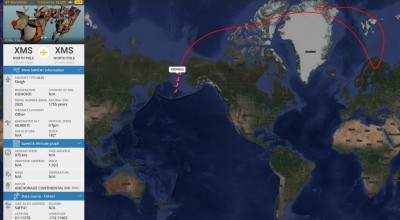 Το Flightradar24 «κατέγραψε» το ταξίδι του Άγιου Βασίλη!