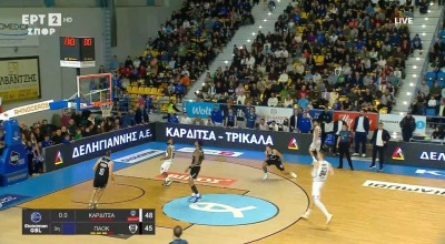Καρδίτσα-ΠΑΟΚ: Το buzzer beater του Περσίδη στην τρίτη περίοδο