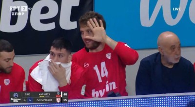 Ολυμπιακός: Ο Μπαρτζώκας έκανε προσποίηση και η μπάλα βρήκε στον Βεζένκοφ!