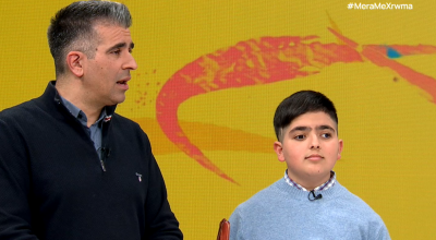 Σε ρόλο δημοσιογράφου ο Λέανδρος: Η συνέντευξη με Αγγελούδη