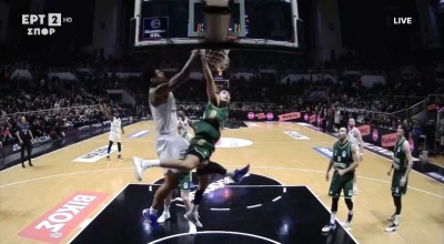 Απίθανο poster κάρφωμα του Μέλβιν στο ΠΑΟΚ-Παναθηναϊκός!