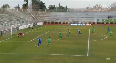 Έτσι άνοιξε το σκορ η Νίκη Βόλου κόντρα στον Μακεδονικό