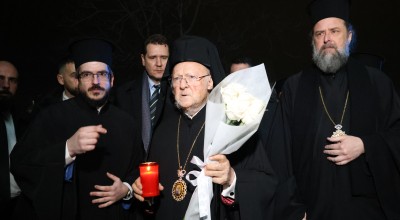 Συγκινημένος ο Πατριάρχης Βαρθολομαίος στην Τούμπα: «Τα πολλά λόγια δύσκολα καταπραΰνουν τον ανείπωτο πόνο»
