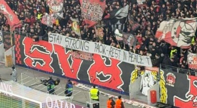 Πανό στο Λεβερκούζεν-Βιγιαρεάλ για τα αετόπουλα που έφυγαν από τη ζωή