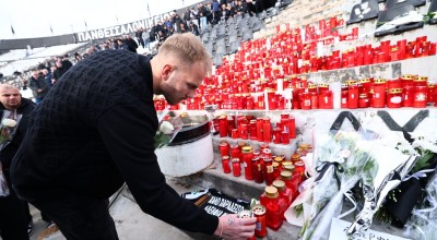 Άρης: Στη Θύρα 4 αντιπροσωπεία ΠΑΕ και ΑΣ-Φόρος τιμής στα θύματα της τραγωδίας
