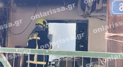 Τραγωδία στη Λάρισα: Νεκρή γυναίκα μετά από πυρκαγιά στο σπίτι της
