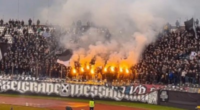 Η Παρτίζαν άναψε 7 πυρσούς για τα «αετόπουλα του ΠΑΟΚ»