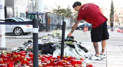 Ο Χόρχε Σάντσες απότισε φόρο τιμής στο μνημείο των θυμάτων του ΠΑΟΚ