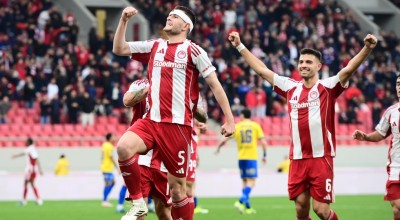 Πιρόλα και Γιαζίτζι έδωσαν το τρίποντο στον Ολυμπιακό, 2-0 τον Παναιτωλικό