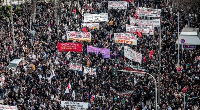Μαζικό «παρών» στο συλλαλητήριο για τα Τέμπη: «Το έγκλημα δεν θα ξεχαστεί» φωνάζει η Θεσσαλονίκη