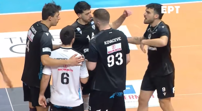 Βόλεϊ: Παναθηναϊκός - ΠΑΟΚ 3-1 (προημιτελικός Κυπέλλου)