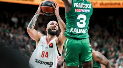 Ένας Φουρνιέ δεν έφερε την άνοιξη: Ο Ολυμπιακός λύγισε από τη Ζαλγκίρις σε ματς 50 λεπτών