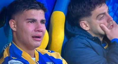 Ξέσπασε σε κλάματα ο Αλμύρας μετά την ήττα από τον Πανσερραϊκό