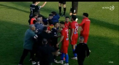 Πανιώνιος - Καλαμάτα: Πιάστηκαν στα χέρια οι παίκτες μετά το τέλος του αγώνα