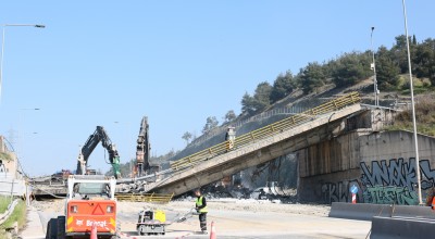 Θεσσαλονίκη-Fly Over: Σε πλήρη εξέλιξη η κατεδάφιση της γέφυρας Αγίου Παύλου (pics/vid)