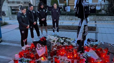 Γυναικείο ποδόσφαιρο: Οι παίκτριες του ΠΑΟΚ απέτισαν φόρο τιμής στον Κλεομένη