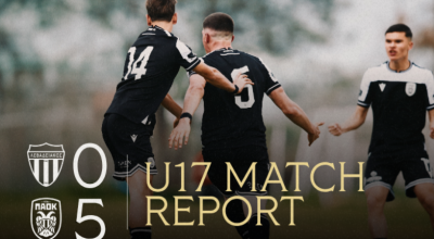 Εντυπωσιακό πέρασμα της Κ17 του ΠΑΟΚ από τη Λιβαδειά με πεντάρα