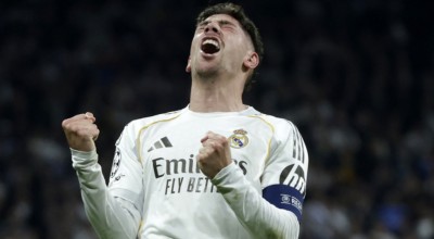 Μαγικός Βαλβέρδε: Ο αρχηγός της Ρεάλ πέτυχε χατ-τρικ στο πρώτο μέρος κόντρα στη Σίτι