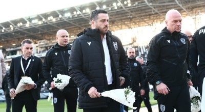 «Κλεομένη ζεις»-Η κατάθεση στεφάνων πριν το παιχνίδι με τον Λεβαδειακό από την κάμερα της ΠΑΕ ΠΑΟΚ